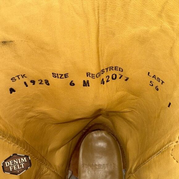 Corral Butterfly Inlay Western Boots Brown Multicolor Leather Size 6M –EXCELLENT - Picture 13 of 16